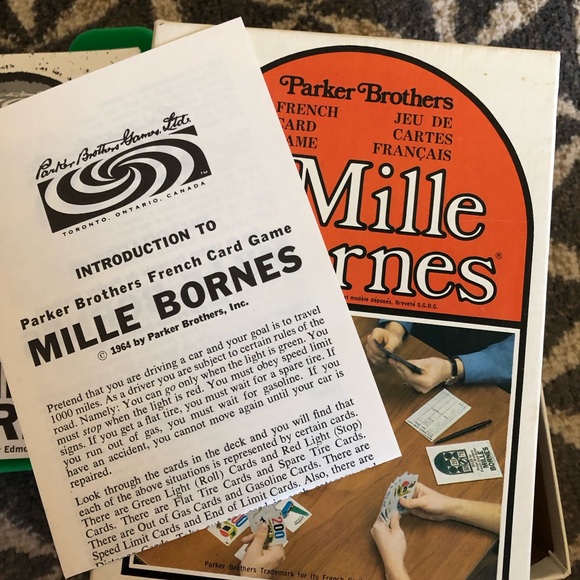 70's Mille Bornes Card Game - 70's Game - French Card Game - French Game - Picture 9 of 9